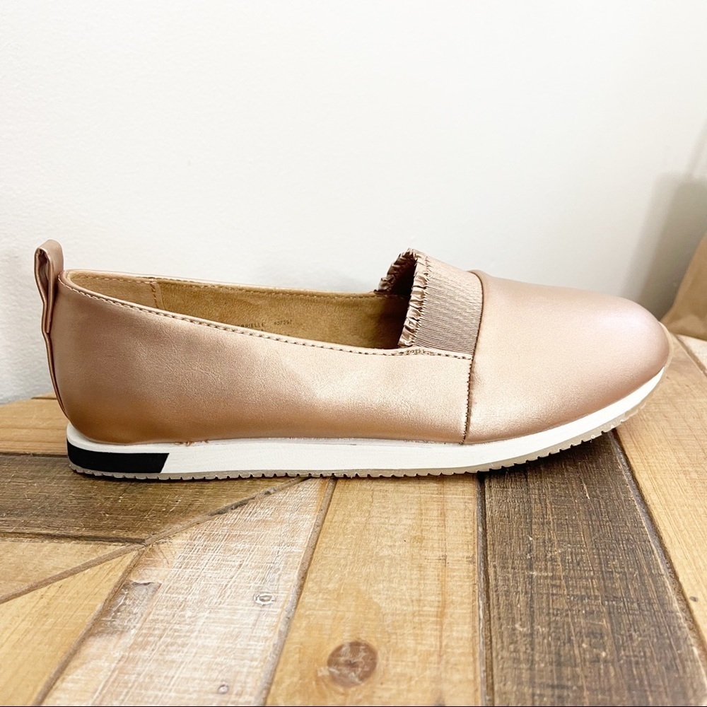 Comfortview Athletic Brielle Rose Gold Slip on a sneakers Extra Wide Width - Picture 3 of 12